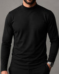Blusa de Gola Alta e Manga Longa em Algodão Egípcio - Egypt