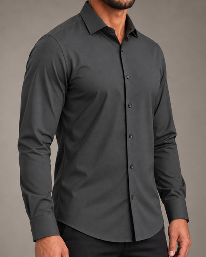 Camisa Social Tech de Poliamida com Elastano - Atlas One