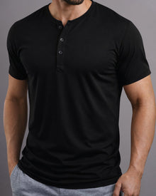 Camiseta Henley de Algodão Egípcio - Luxor