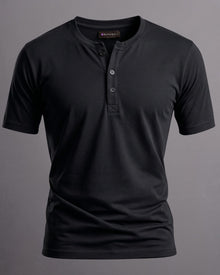 Camiseta Henley de Algodão Egípcio - Luxor