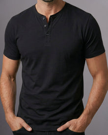 Camiseta Henley de Algodão Egípcio - Luxor
