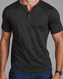 Camiseta Henley de Algodão Egípcio - Luxor