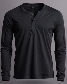 Blusa Henley de Manga Longa em Algodão Egípcio - Legacy