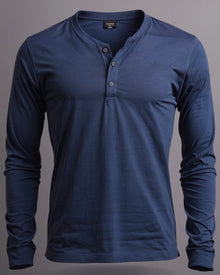 Kit 3x Blusa Henley de Manga Longa em Algodão Egípcio - Legacy - R$ 174,00 cada