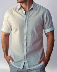 Camisa de Linho Manga Curta SlimFit - Levare