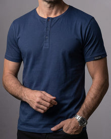 Camiseta Henley de Algodão Egípcio - Luxor