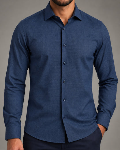 Camisa Social Maquinetada Bambu — Noble One