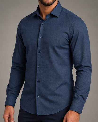 Camisa Social Maquinetada Bambu — Noble One