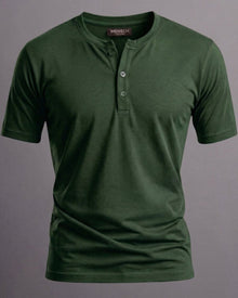 Camiseta Henley de Algodão Egípcio - Luxor