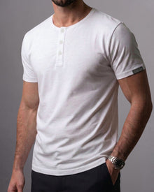 Camiseta Henley de Algodão Egípcio - Luxor