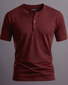 Camiseta Henley de Algodão Egípcio - Luxor