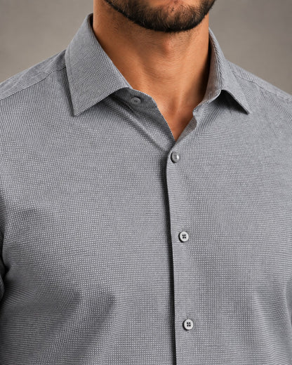 Camisa Social Maquinetada Bambu — Noble One