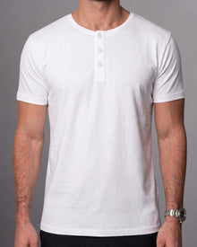 Camiseta Henley de Algodão Egípcio - Luxor