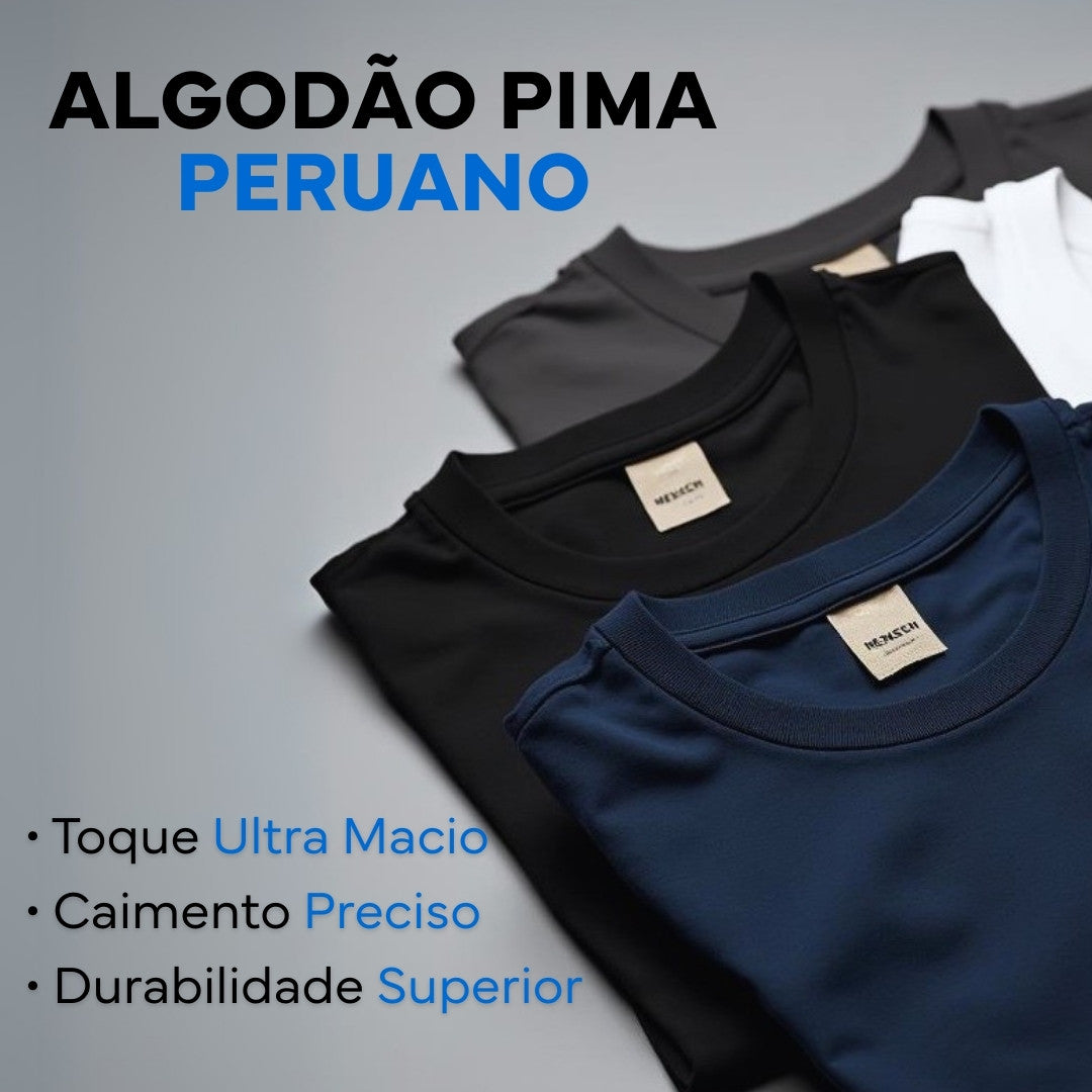 Camiseta T-Shirt Algodão Pima Peruano - PimaForce