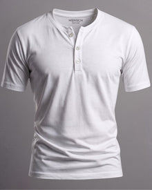 Camiseta Henley de Algodão Egípcio - Luxor