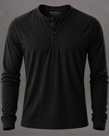 Blusa Henley de Manga Longa em Algodão Egípcio - Legacy