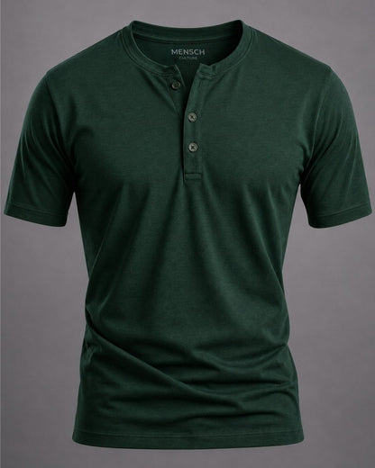 Camiseta Henley de Algodão Egípcio - Luxor