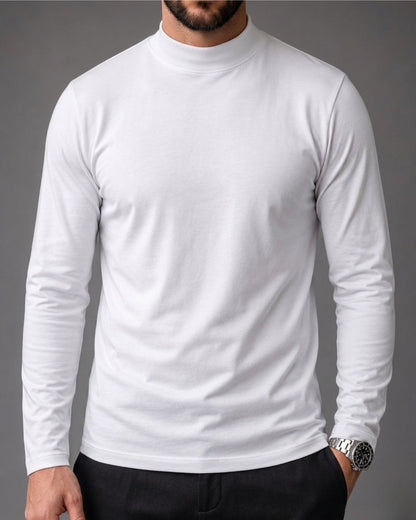 Kit 3x Blusa de Gola Alta em Algodão Egípcio - Egypt - R$ 149,00 cada