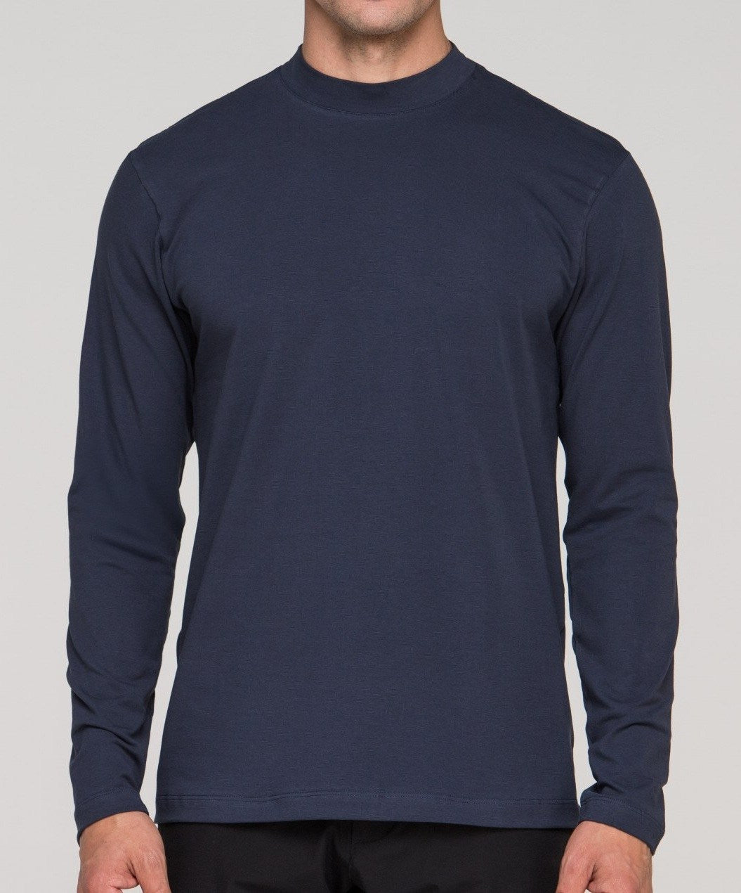 Blusa de Gola Alta e Manga Longa em Algodão Egípcio Premium - Egypt