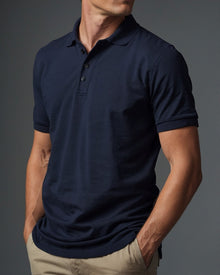 Camisa Polo Piquet de Algodão Pima Peruano com Elastano - TruePima