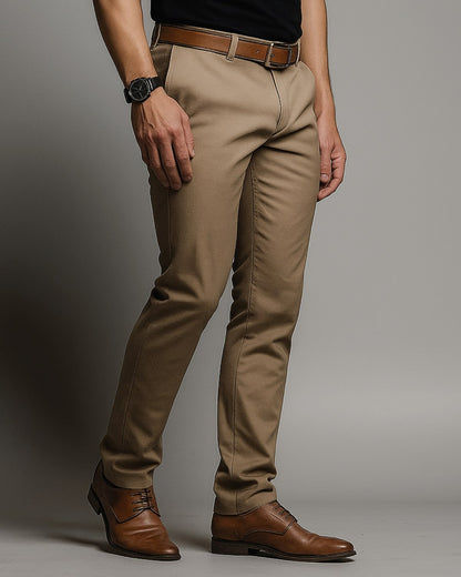 Calça de Alfaiataria SlimFit de Sarja Premium e Elastano - Regent