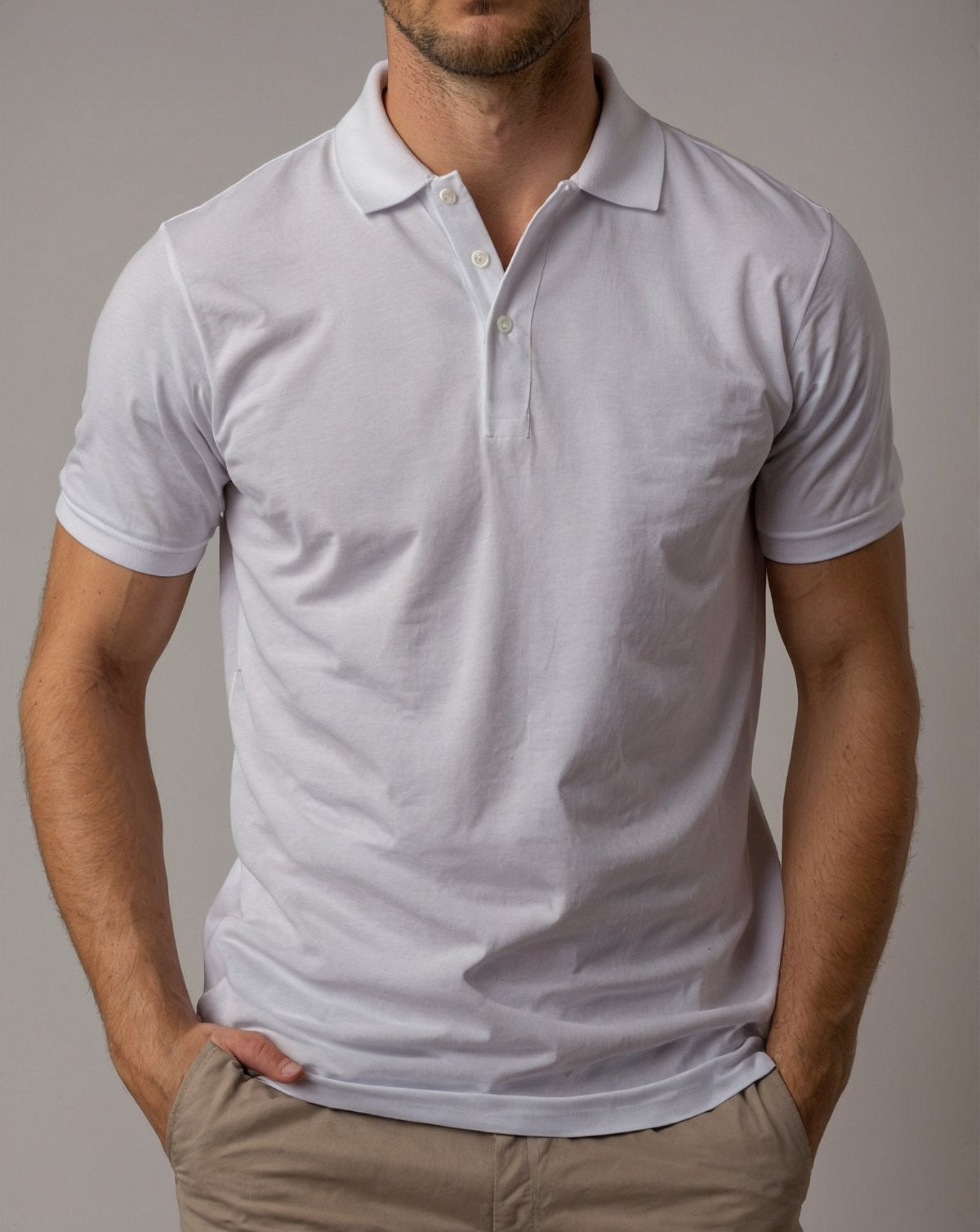 Camisa Polo Piquet de Algodão Pima Peruano com Elastano - TruePima