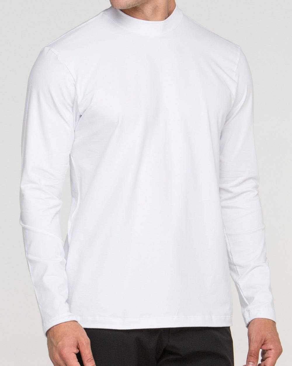 Blusa de Gola Alta e Manga Longa em Algodão Egípcio Premium - Egypt