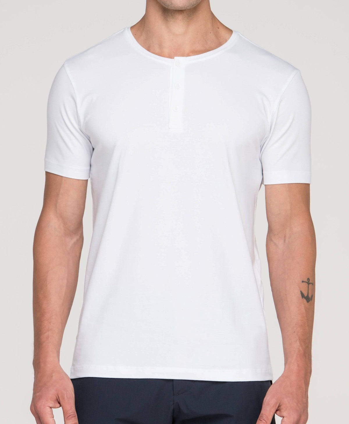 Camiseta Henley de Algodão Egípcio - Luxor