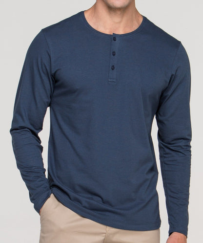 Blusa Henley de Manga Longa em Algodão Egípcio - Legacy