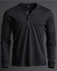 Blusa Henley de Manga Longa em Algodão Egípcio - Legacy