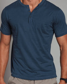 Camiseta Henley de Algodão Egípcio - Luxor