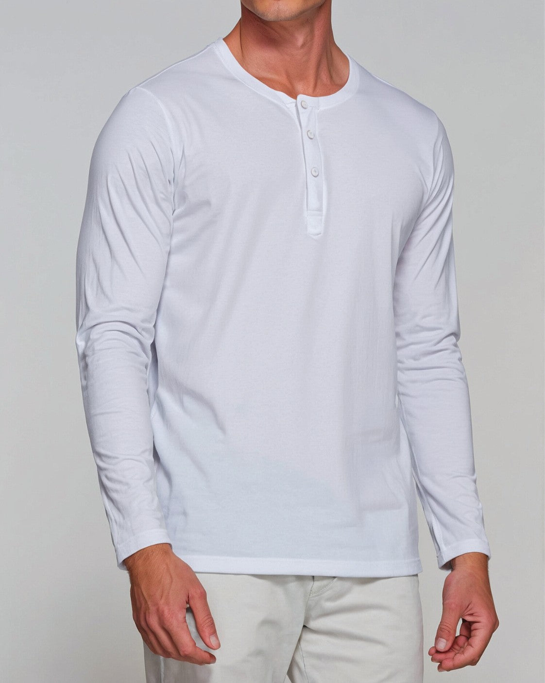 Blusa Henley de Manga Longa em Algodão Egípcio - Legacy