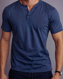 Camiseta Henley de Algodão Egípcio - Luxor