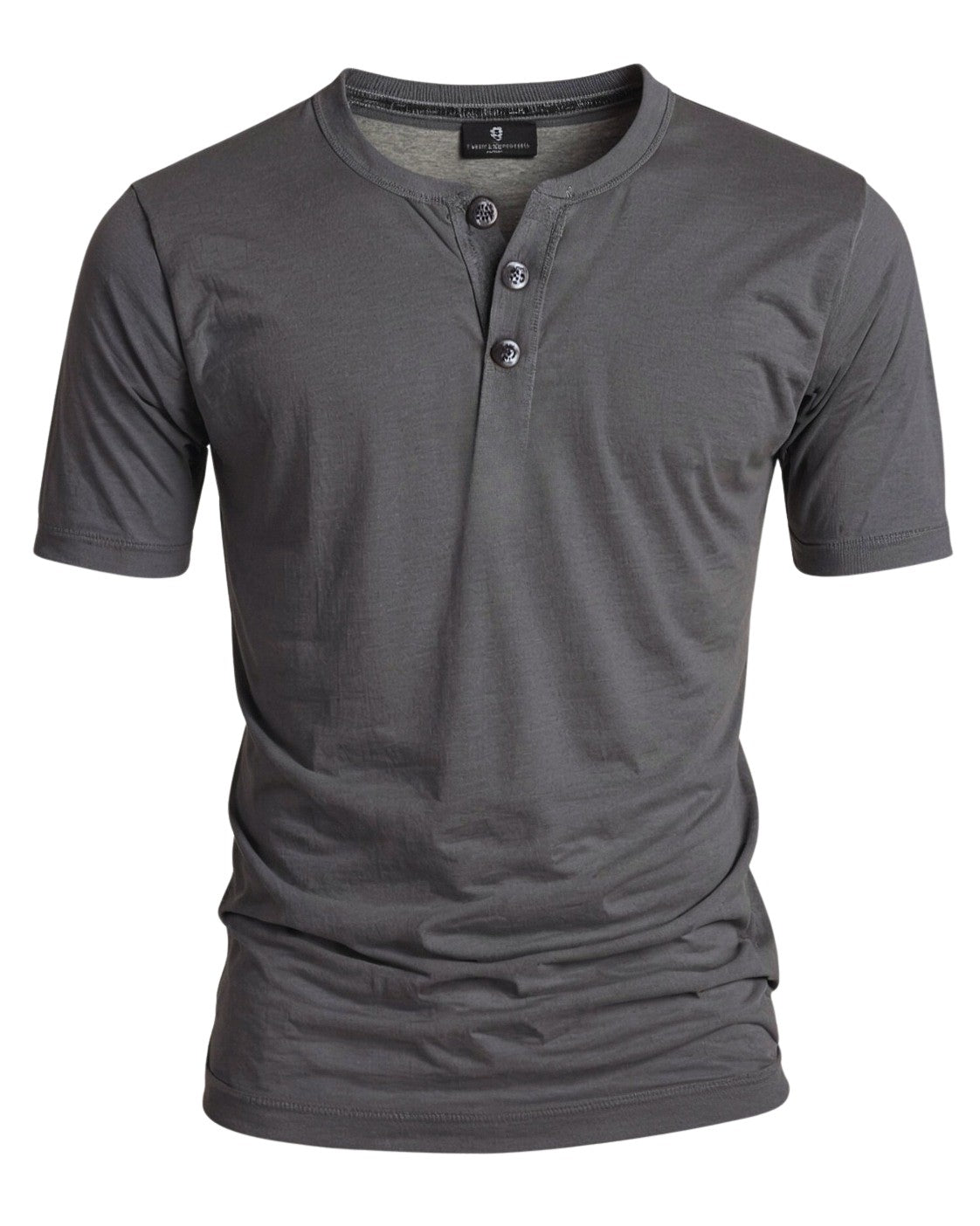 Camiseta Henley de Algodão Egípcio - Luxor