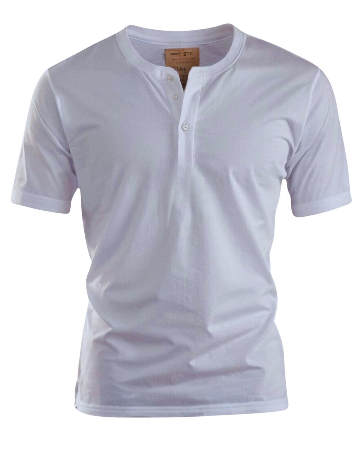Camiseta Henley de Algodão Egípcio - Luxor