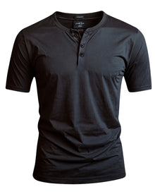 Camiseta Henley de Algodão Egípcio - Luxor