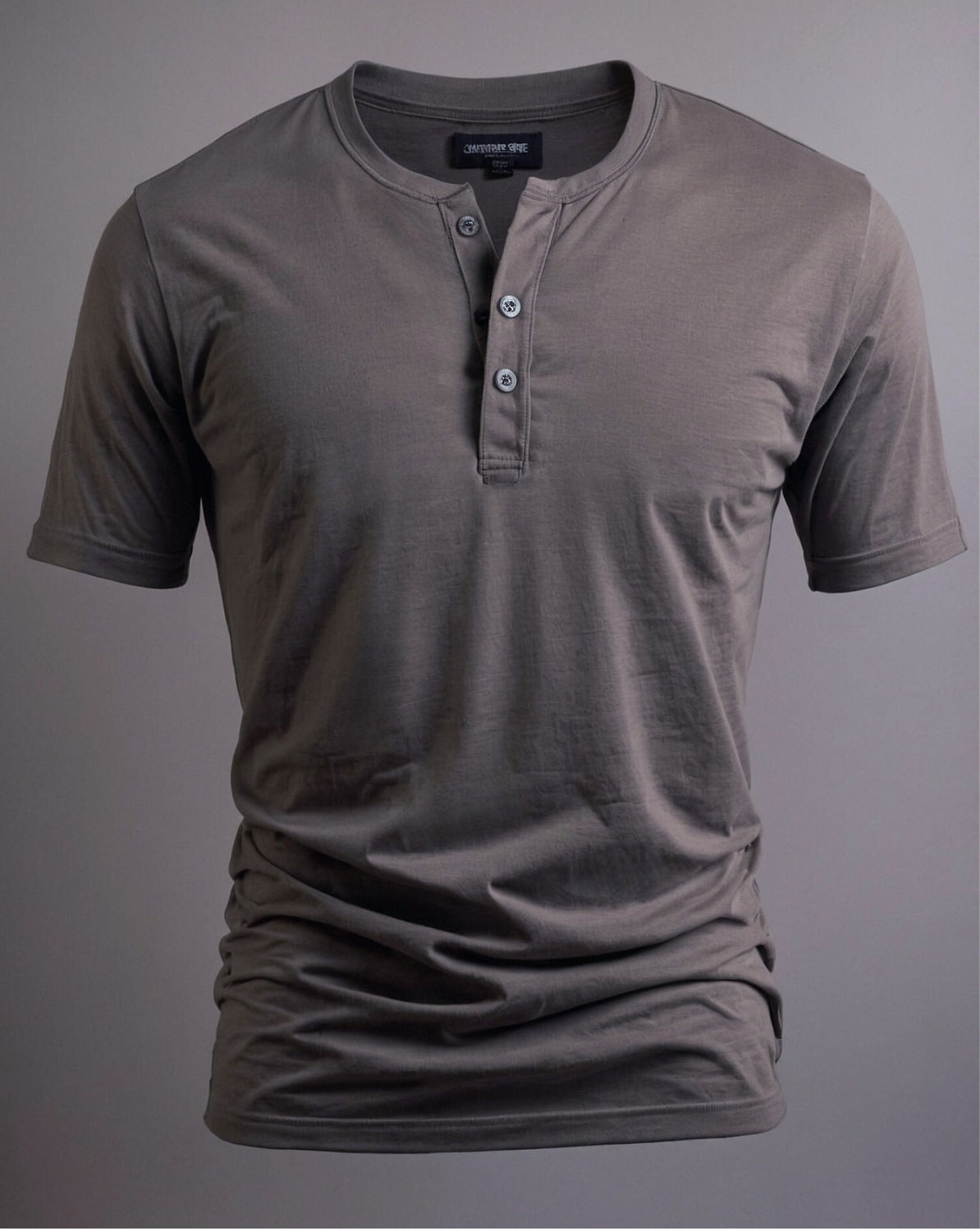 Camiseta Henley de Algodão Egípcio - Luxor