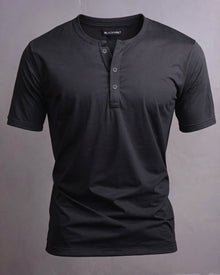 Camiseta Henley de Algodão Egípcio - Luxor
