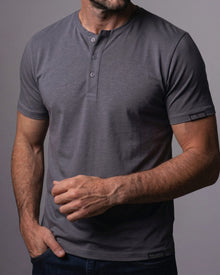 Camiseta Henley de Algodão Egípcio - Luxor