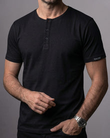 Camiseta Henley de Algodão Egípcio - Luxor