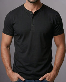 Kit 4x Camiseta Henley de Algodão Egípcio - Luxor - Pague 3 e Leve 4