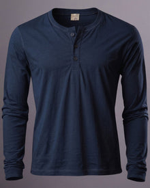 Blusa Henley de Manga Longa em Algodão Egípcio - Legacy