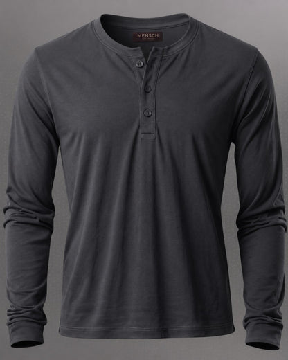 Blusa Henley de Manga Longa em Algodão Egípcio - Legacy