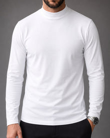 Blusa de Gola Alta em Algodão Egípcio - Egypt