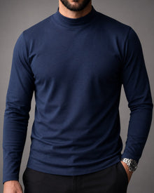 Blusa de Gola Alta em Algodão Egípcio - Egypt