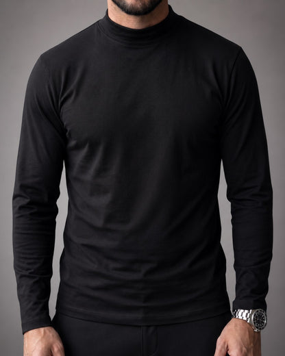 Blusa de Gola Alta em Algodão Egípcio - Egypt