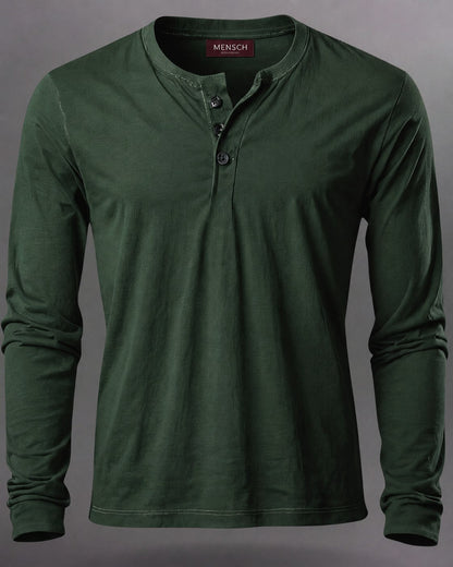 Kit 3x Blusa Henley de Manga Longa em Algodão Egípcio - Legacy - R$ 172,00 cada