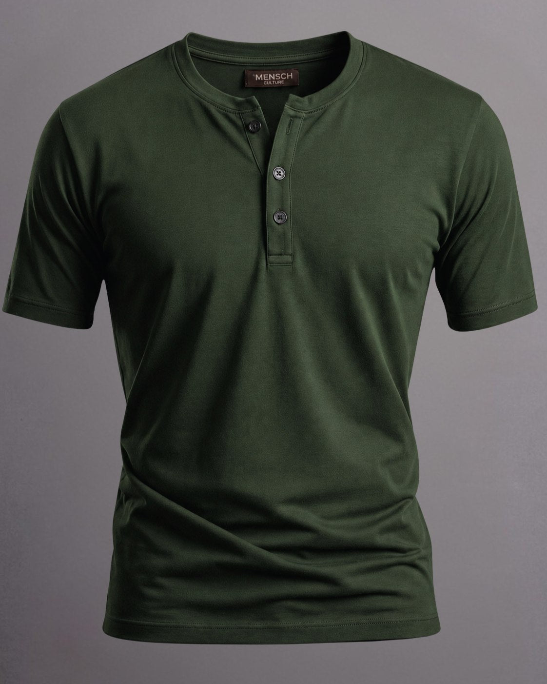 Kit 3x Camiseta Henley de Algodão Egípcio Luxor - R$ 146,00 cada
