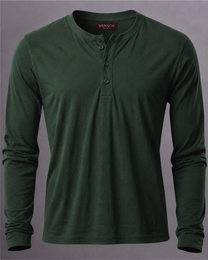 Blusa Henley de Manga Longa em Algodão Egípcio - Legacy