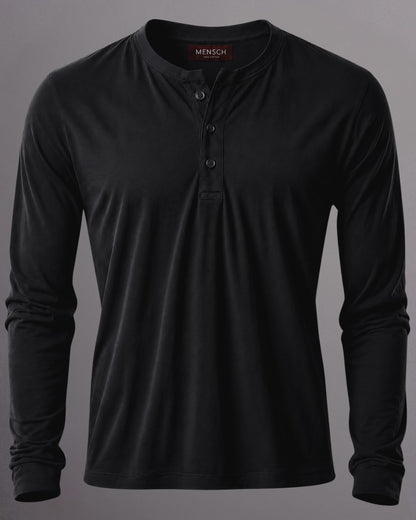 Blusa Henley de Manga Longa em Algodão Egípcio - Legacy